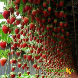 Клубника ампельная Анастасия купить по цене от 370р. в интернет-магазине «Посадика» с доставкой почтой в в Алексеевке и по всей России – [изображение №1].