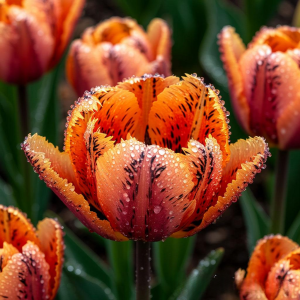 Тюльпан Литл Джем купить по цене от 199р. в интернет-магазине «Посадика» с доставкой почтой в в Алексеевке и по всей России – [изображение №1].